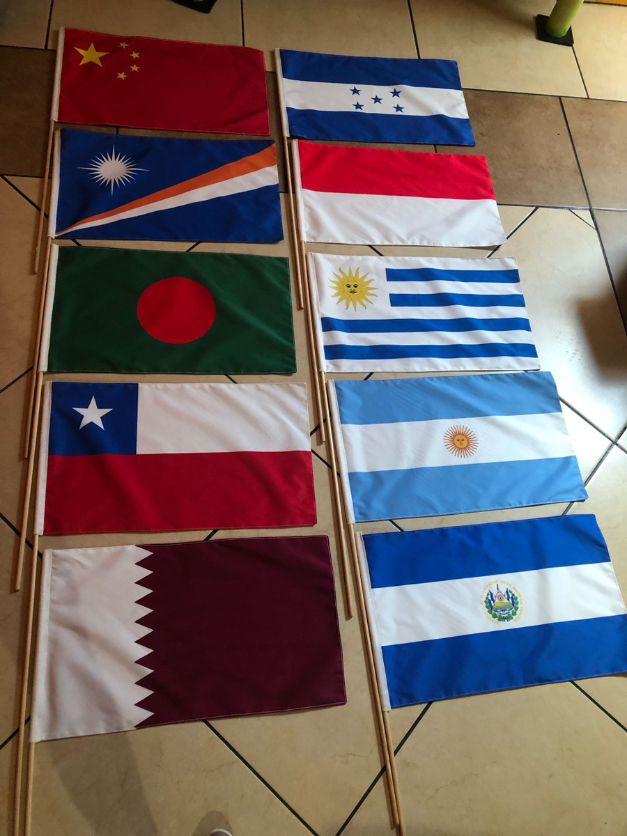 Banderas escolares oficiales para escolta y ceremonias en México