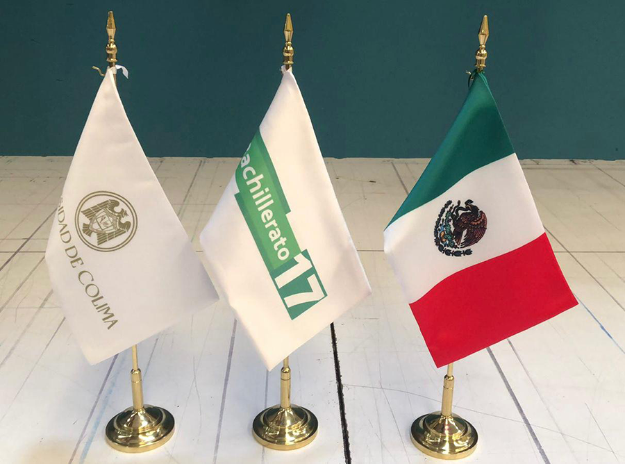 Venta de banderas para oficina elegantes con asta de gala